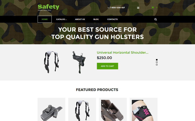 шаблон safety virtuemart