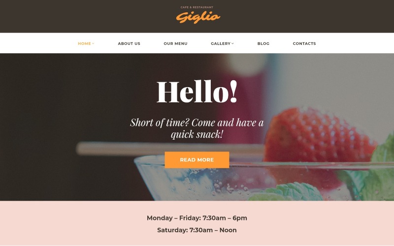 giglio wordpress тема