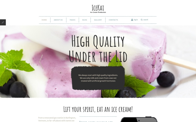 шаблон icekai joomla