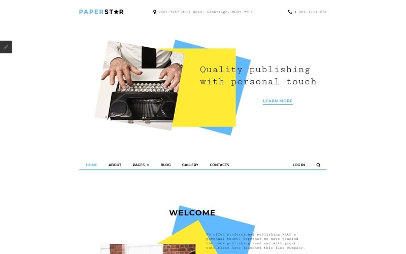 шаблон paper star joomla