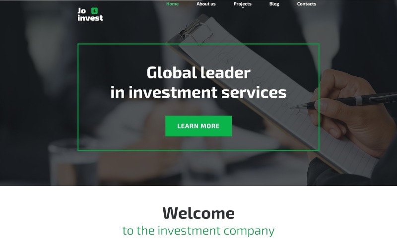 jo invest wordpress тема
