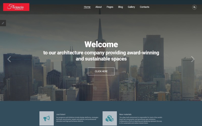 florencia architecture joomla шаблон