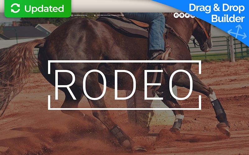 шаблон horse moto cms 3