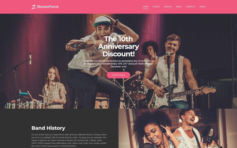 музыка отзывчивая тема wordpress