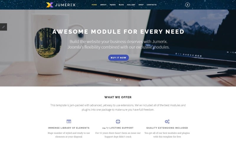 универсальный шаблон joomla
