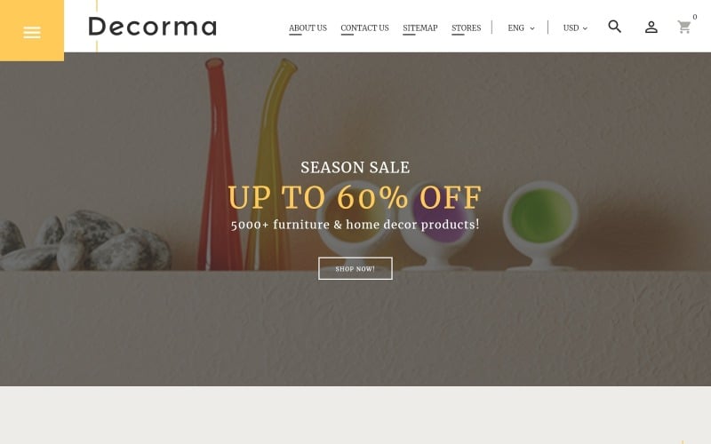 мебель отзывчивая тема prestashop