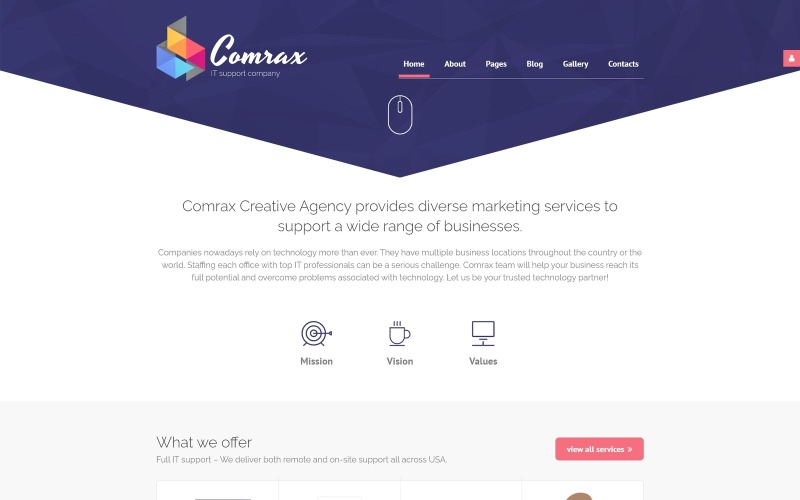 it консалтинг шаблон joomla