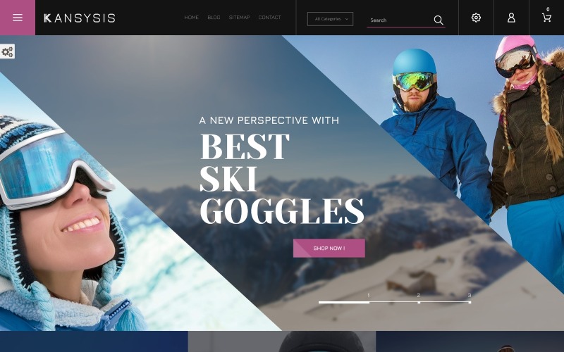 спортивная одежда и снаряжение тема prestashop