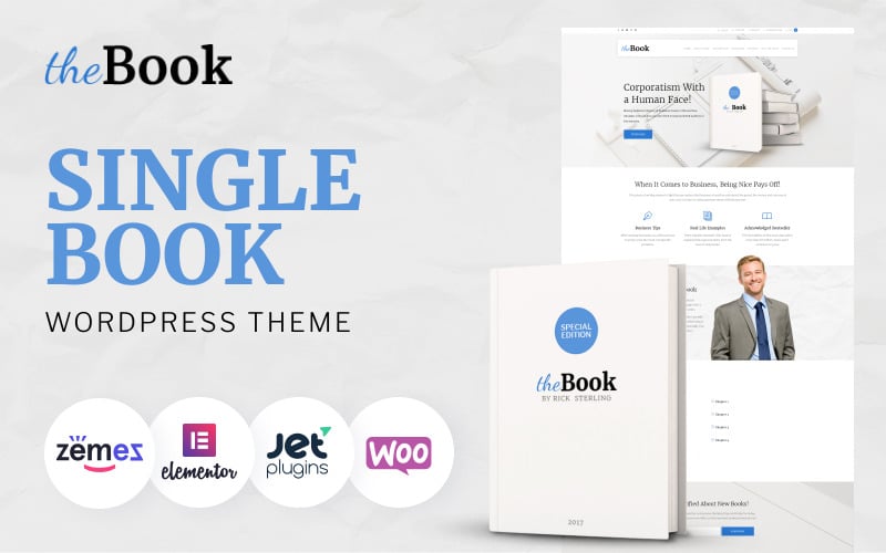 одна книга woocommerce тема