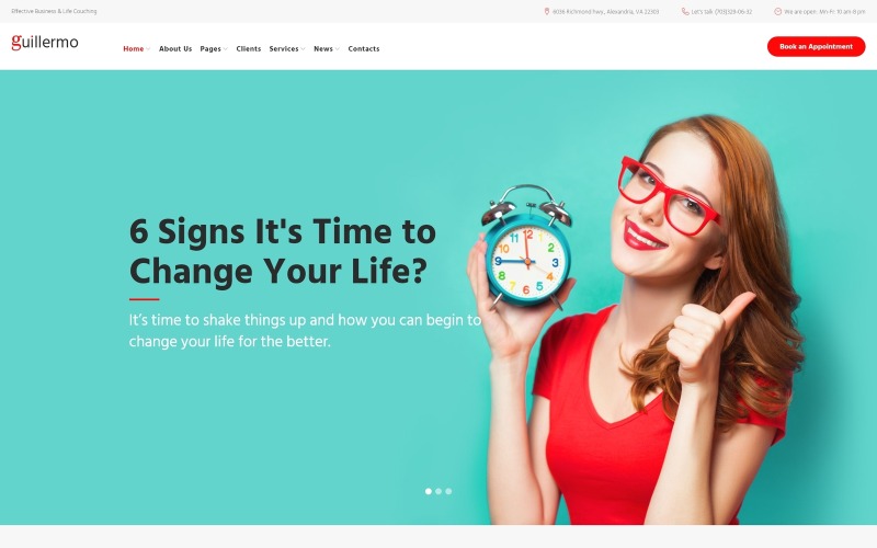 life &amp; business coaching wordpress тема