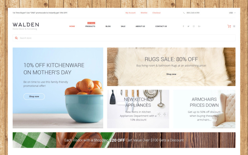 home decor &amp; furnishing онлайн супермаркет shopify тема