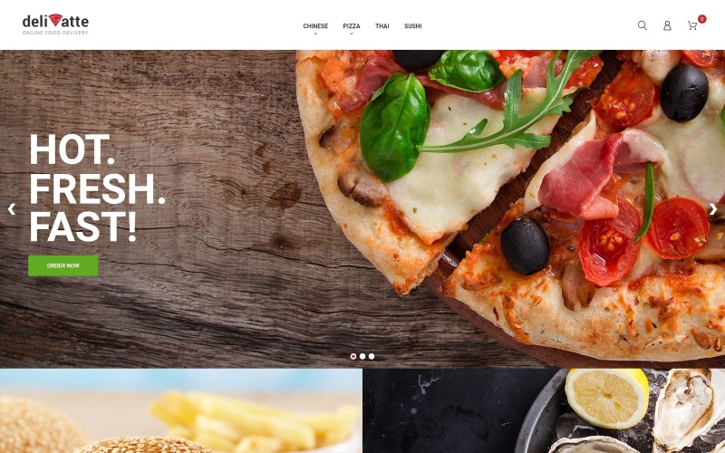 доставка еды на вынос magento theme