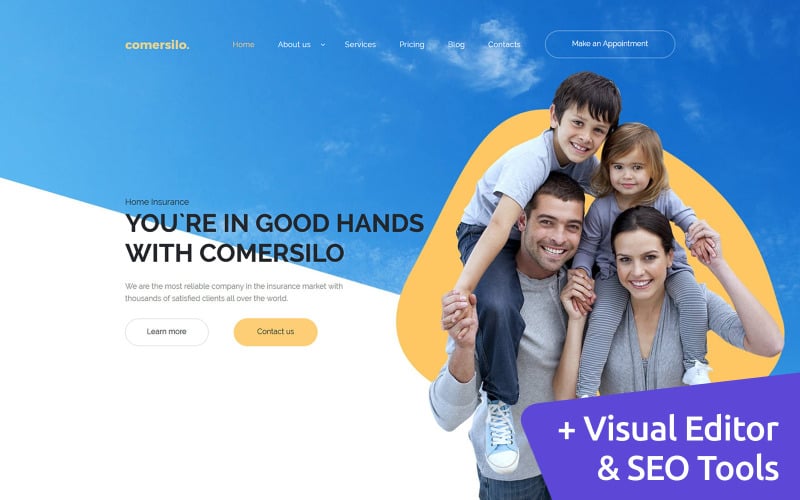 шаблон comersilo moto cms 3