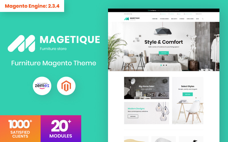 мебель magento тема