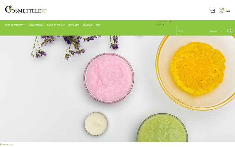 тема cosmettele prestashop