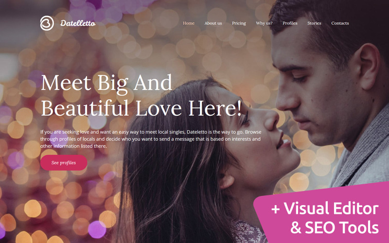 dating premium moto cms 3 шаблон