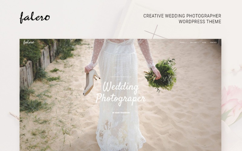 falero wedding photographer wordpress тема