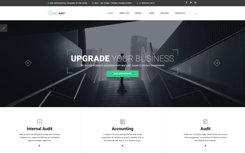 финансы отзывчивый шаблон joomla
