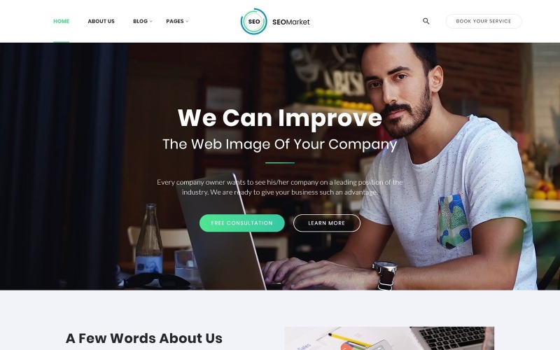 шаблон сайта seo & marketing agency