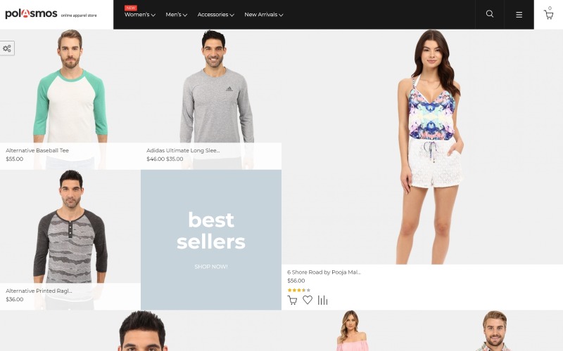 модный магазин magento theme