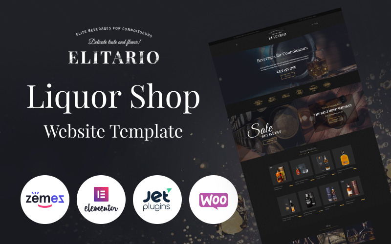 тема винного магазина woocommerce
