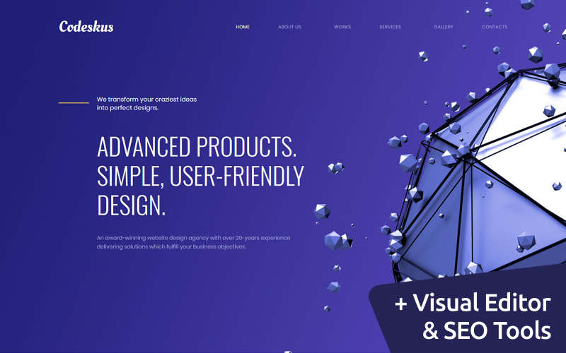 web design agency premium moto cms 3 шаблон