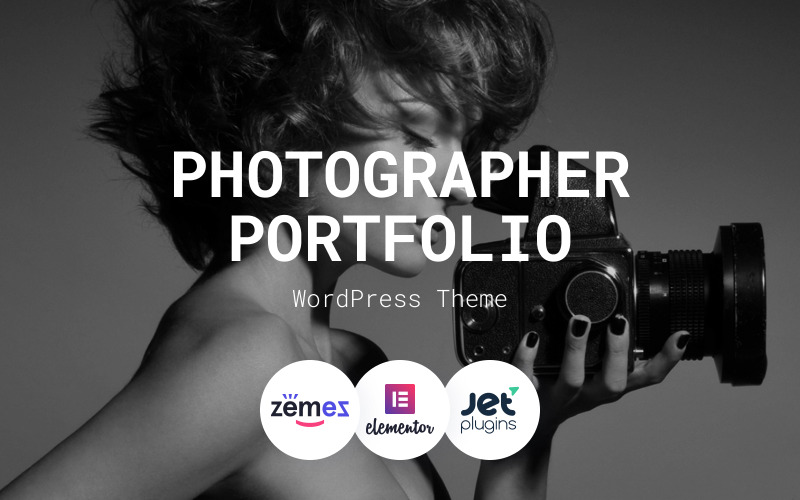 портфолио фотографа wordpress тема