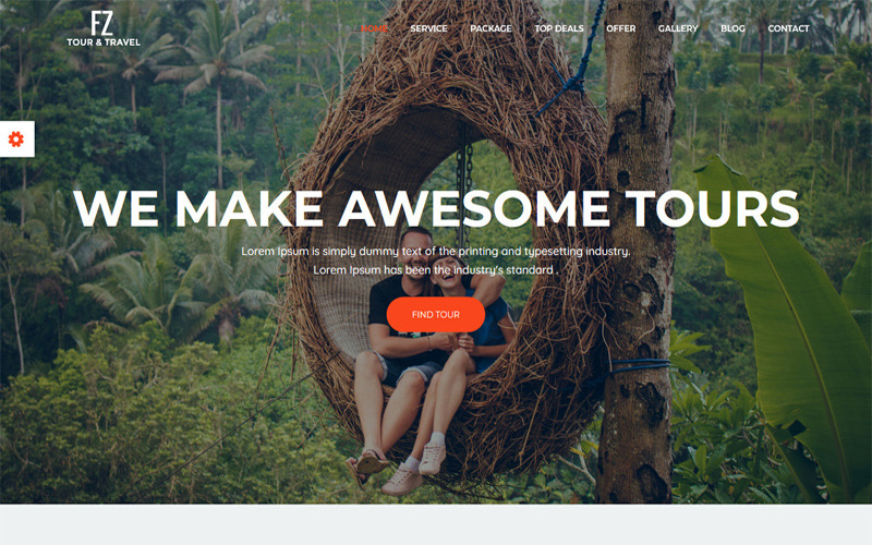 шаблон сайта tour &amp; travel agency bootstrap