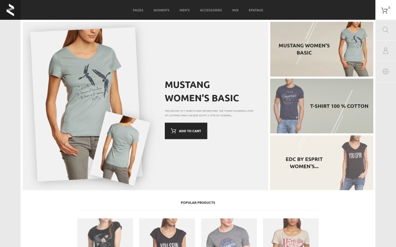тема магазина prestashop
