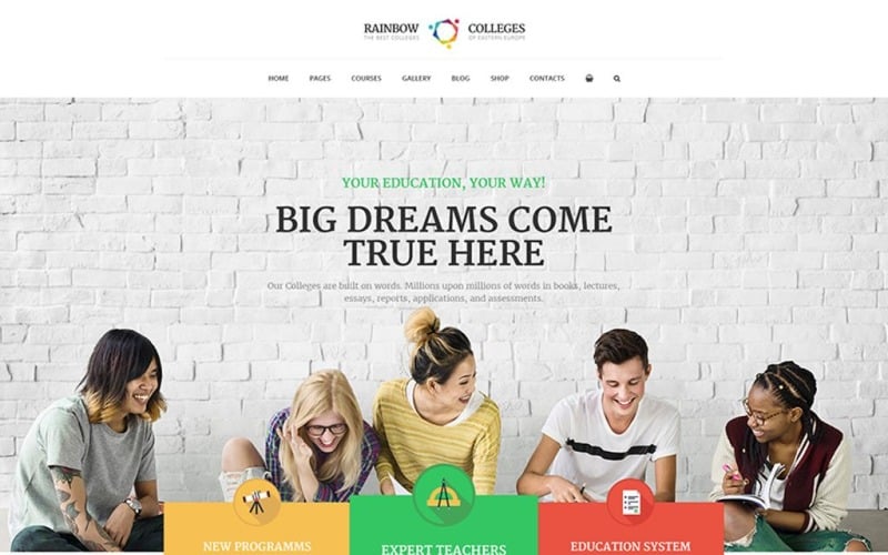 тема электронного курса wordpress