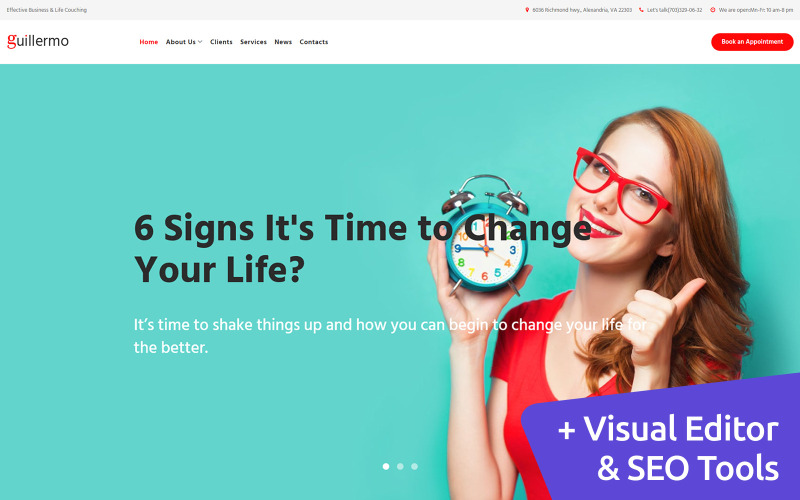 life &amp; business coaching moto cms 3 шаблон
