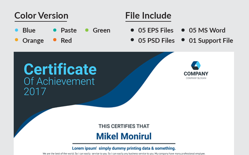 Download Шаблон сертификата "Press Certificate Template" / Press Certificate Template - Шаблон сертификата на тему графика achievement award background border certificate coupon diploma engraved engraving frame guilloche multipurpose pantone professional protected rosette secure security paper two