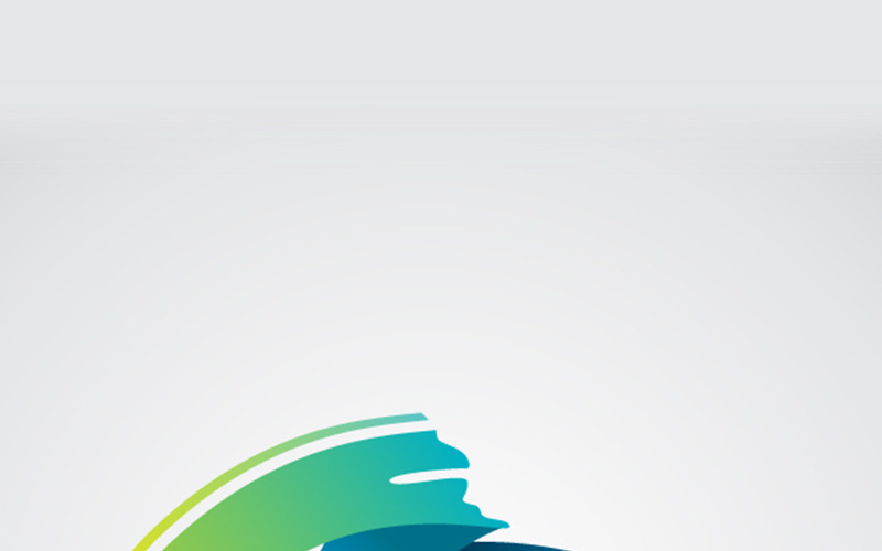 Download Шаблон логотипа "Creative Pain Brush Logo Template" / Creative Pain Brush Logo Template - Шаблон логотипа на тему графика creative colorful paint brush stroke studio interactive artistic logo brand corporate business