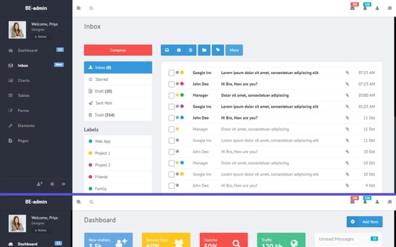 шаблон администратора bootstrap
