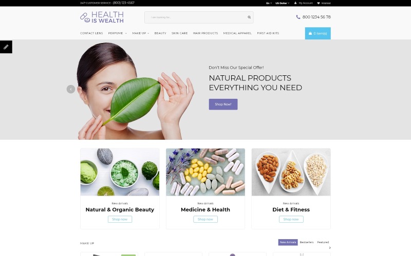 адаптивный шаблон opencart
