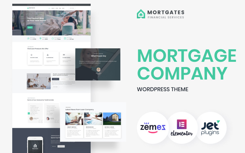 финансовые услуги wordpress тема