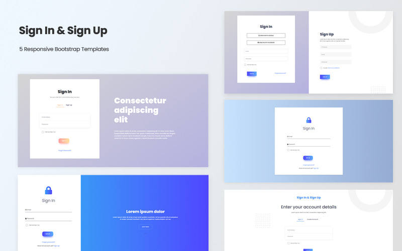 адаптивный bootstrap v5 html шаблоны