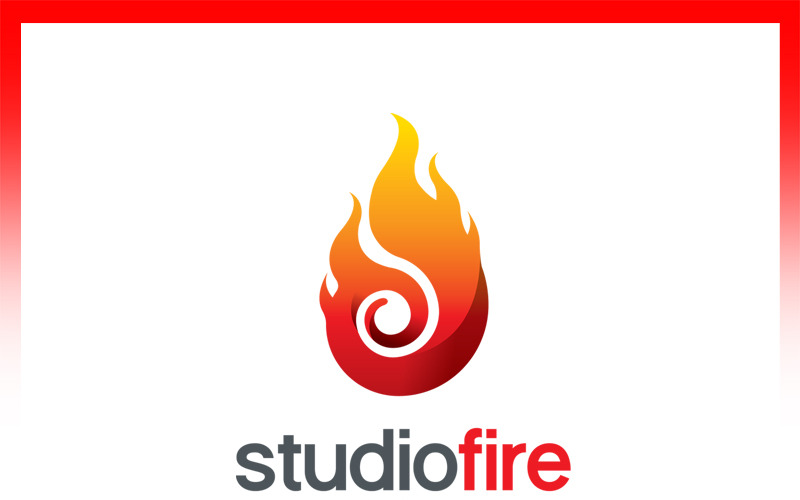 Download Шаблон логотипа "Flame Fire - Logo Template" / Flame Fire - Logo Template - Шаблон логотипа на тему графика fire logo flame gas fuel station template vector editable vintage faminine bundle retro badge badges big mega pack company letter