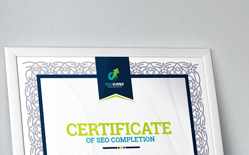 Download Шаблон сертификата "Completion - Certificate Template" / Completion - Certificate Template - Шаблон сертификата на тему графика certificate design template gift templates vintage psd word ms graduation achievement multipurpose training degree award of excellence appreciation professional indesign