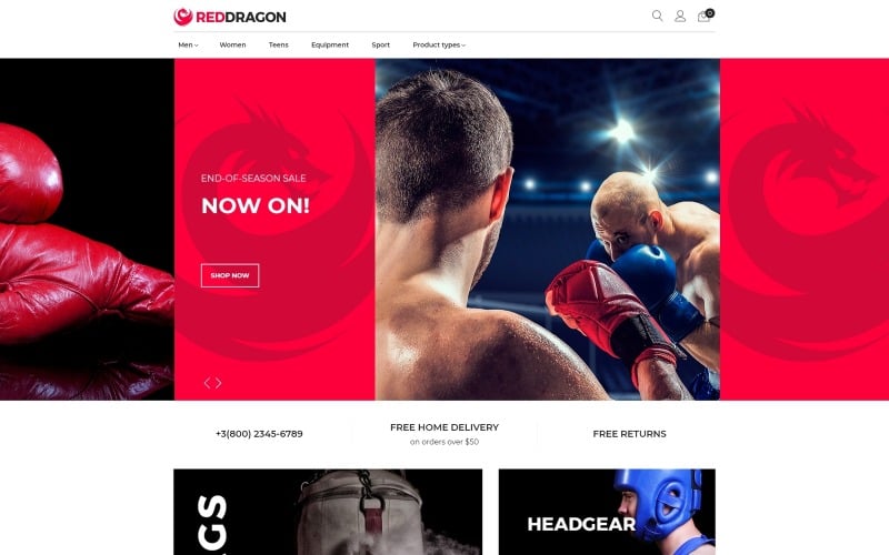 магазин боевых искусств magento theme