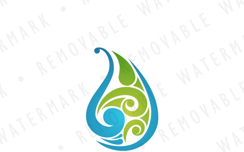 Download Шаблон логотипа "Tribal Water Drop - Logo Template" / Tribal Water Drop - Logo Template - Шаблон логотипа на тему графика wave ocean water tribal spa drop hawaii 4 ornament sea beach surfing tropical tidal logo design template beauty jewelry art