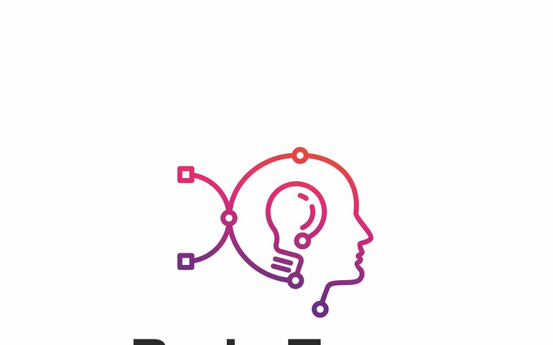 Download Шаблон логотипа "Brain Edit - Logo Template" / Brain Edit - Logo Template - Шаблон логотипа на тему графика brain icon logo vector editable design illustration symbol line intelligence concept human idea outline isolated sign think web mind linear