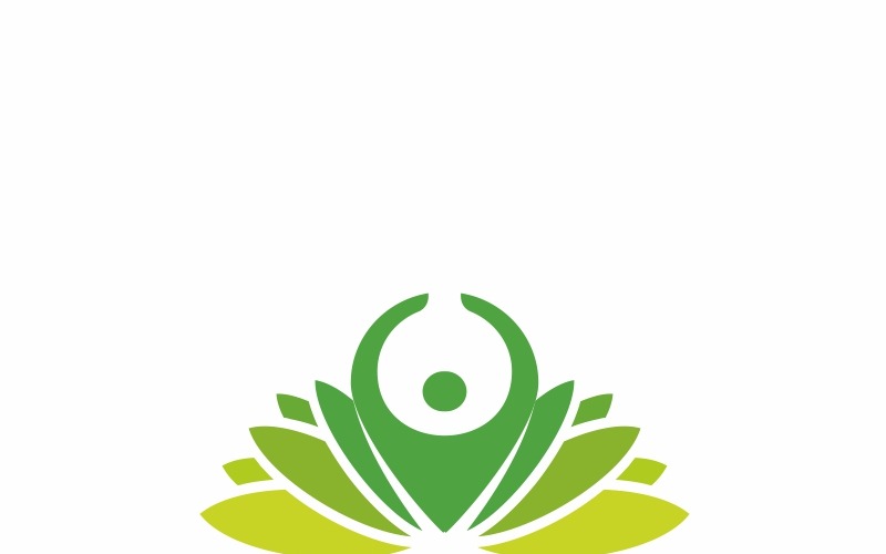 Download Шаблон логотипа "Yoga Lotus - Logo Template" / Yoga Lotus - Logo Template - Шаблон логотипа на тему графика lotus logo yoga flower vector spa icon beauty design symbol floral abstract illustration sign health template meditation silhouette leaf nature
