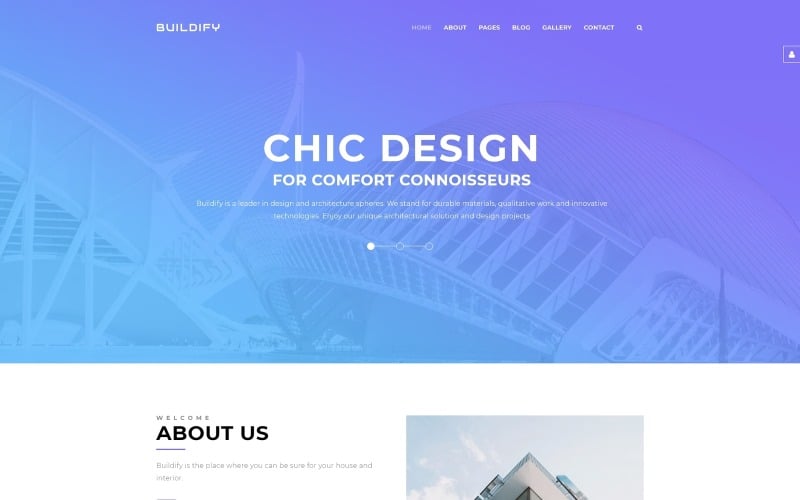 элегантный шаблон architecture &amp; design agensy joomla