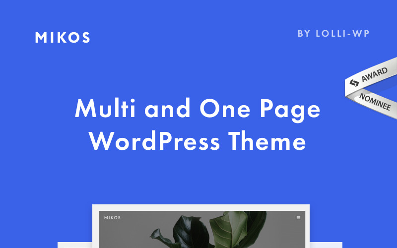 многостраничная и одностраничная тема wordpress