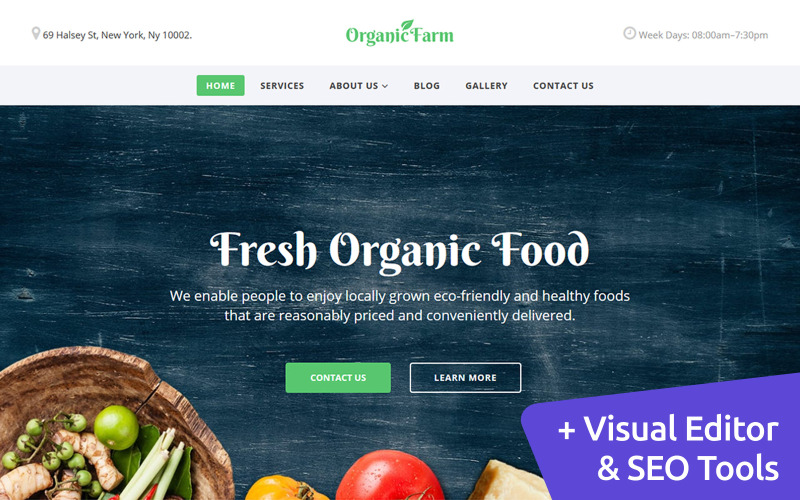 шаблон food &amp; drink moto cms 3