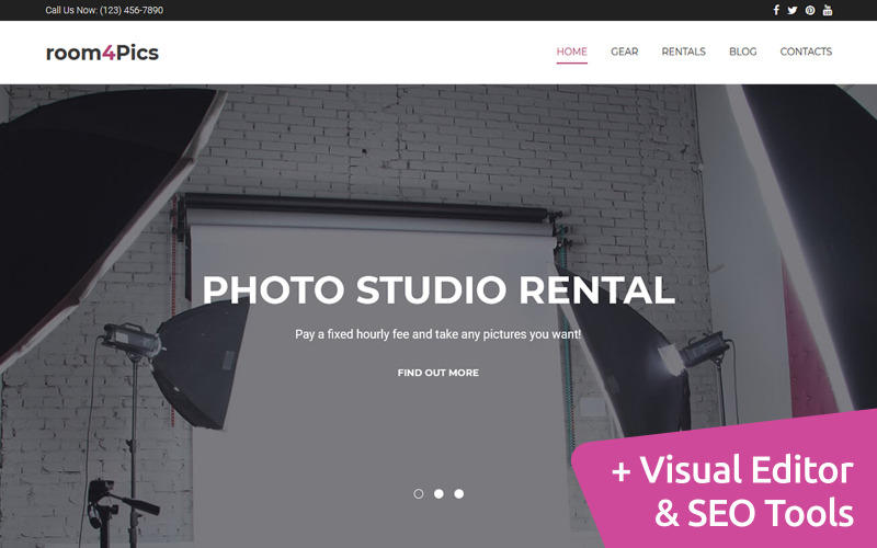 фотостудия moto cms 3 шаблон