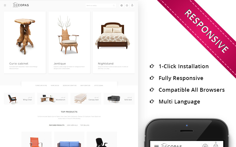 тема мебельного магазина prestashop