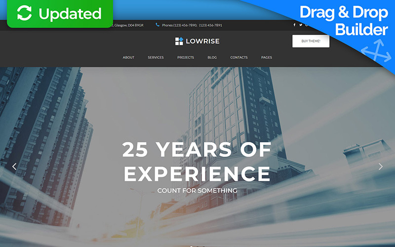 architect services portfolio moto cms 3 шаблон