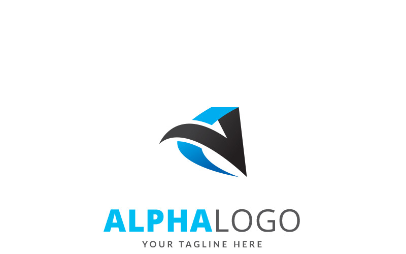 Download Шаблон логотипа "A Letter - Logo Template" / A Letter - Logo Template - Шаблон логотипа на тему графика 
